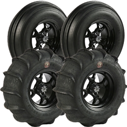 Gmz Front & Rear Tire And Wheel Kit For Polaris Utv & Atv
