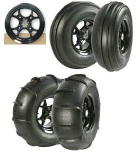 Gmz Tire And Wheel Kit Front & Rear Stagger Polaris Utv & Atv
