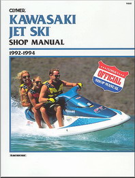 Clymer Manual Kawasaki Jet Ski, 1992-1994