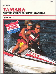 Clymer Manual Yamaha Jet Ski & Water Vehicles, 1987-1992