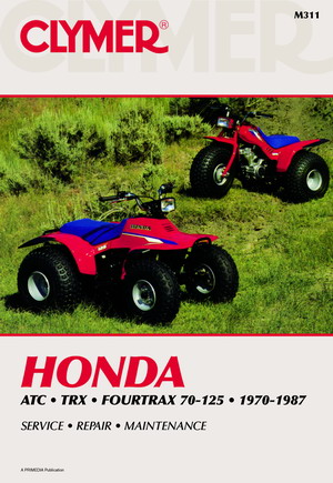Clymer Repair Manual For Honda Atc, Trx, And Fourtrax 70-125, 1970-1987