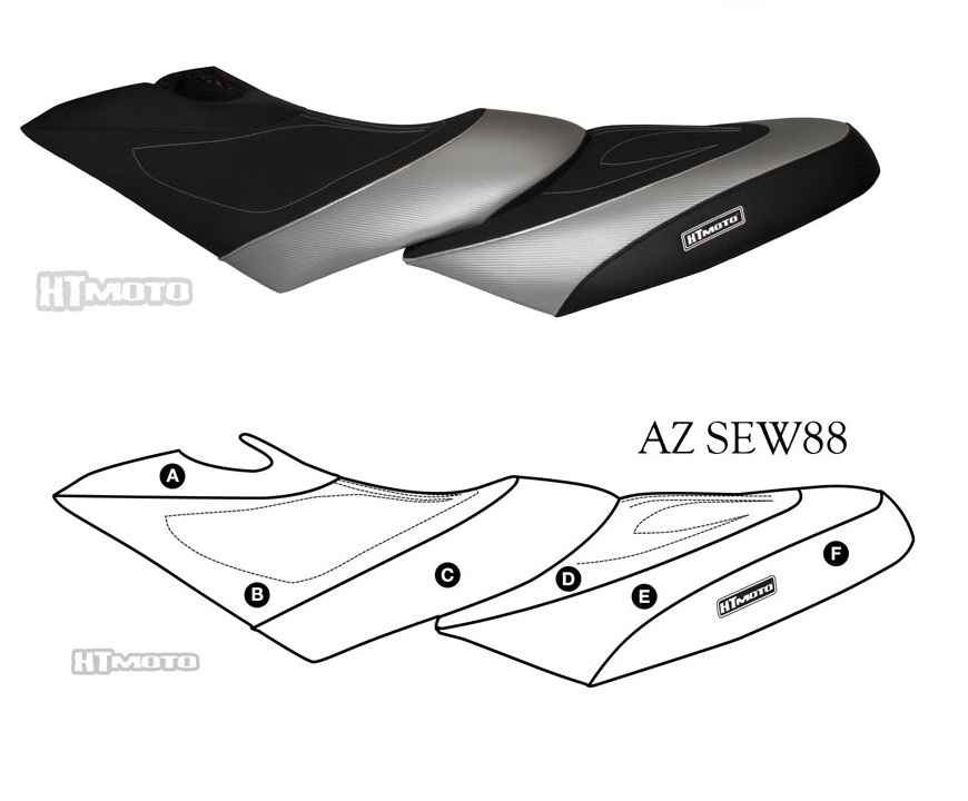 Hydro Turf Premier Seat Cover For Sea-Doo GTX (03-06) / 4-Tech (02) / Di (02) / RXT / X Hydro Turf Premier Seat Cover For Sea-Doo GTX (03-06) / 4-Tech (02) / Di (02) / RXT / X
