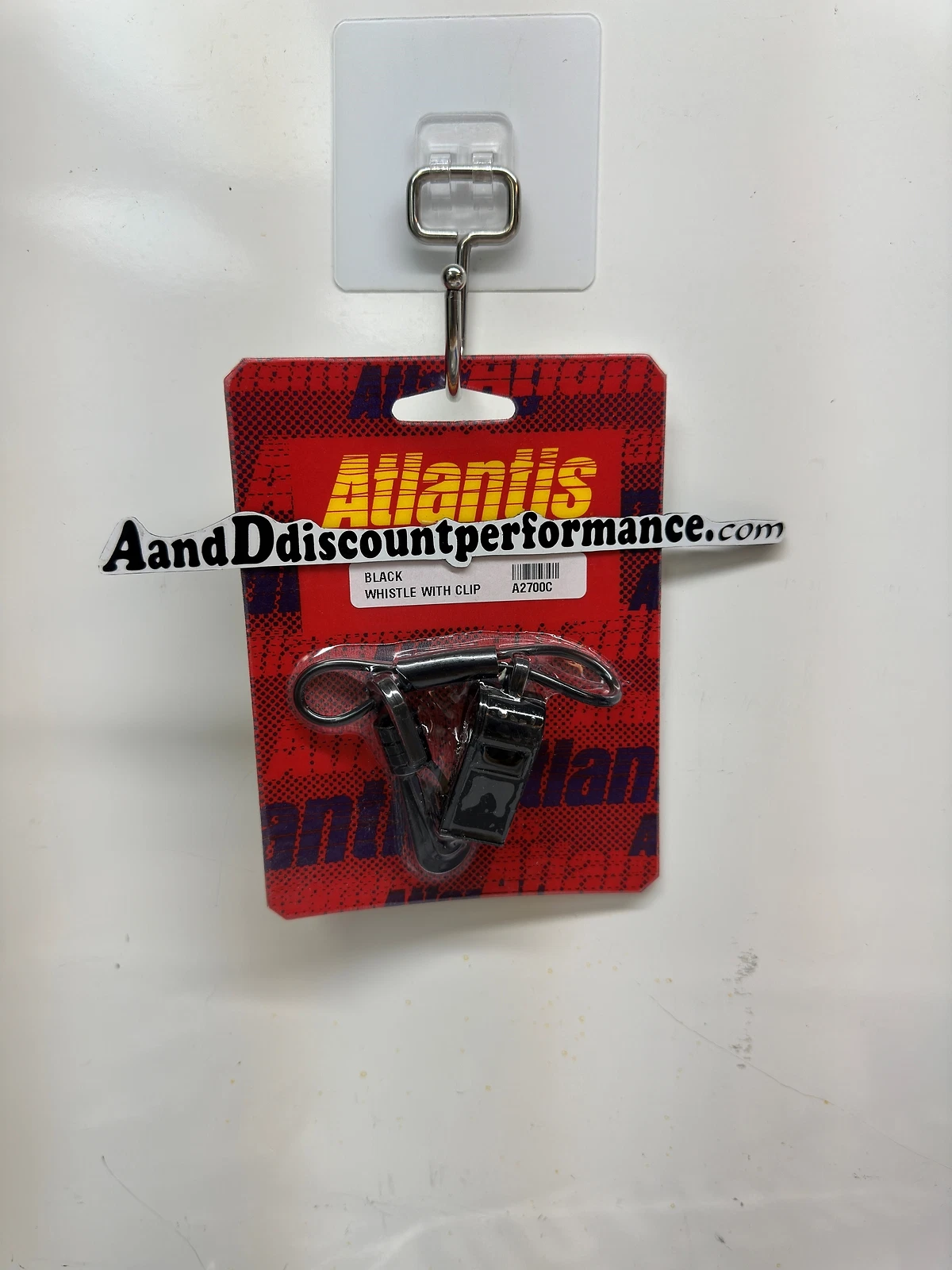 PWC Atlantis Whistle Black with vest clip - A2700C