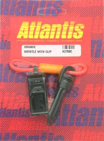 PWC Atlantis Whistle Orange with vest clip - A2708C