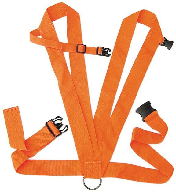 Dual Harness Deer Drag Orange - 33 Dual Harness Deer Drag Orange - 33
