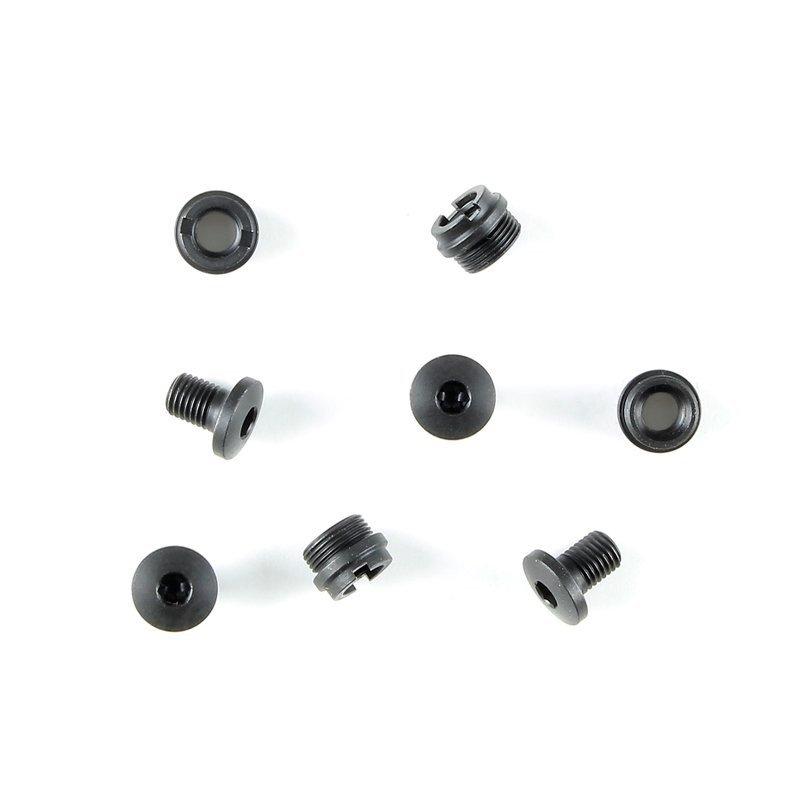 Thin Grip Govt. & Officers Model Hex Head Screws (4) And Bushings (4) Black - 01889