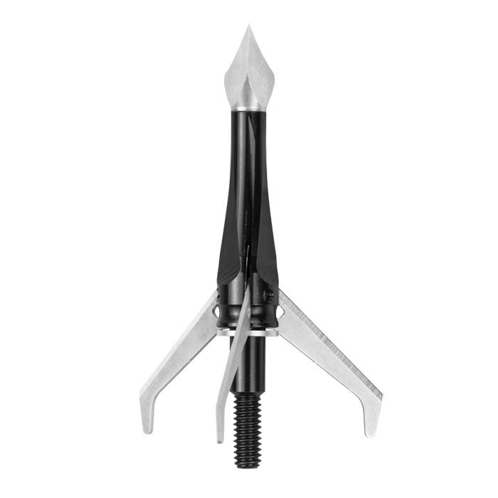 Broadheads Siphon Xb Rocket Three Blade Expandable Black - AR103EXPCB