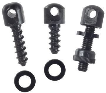 Swivel Base 3-Pc Screw Set Blk - BO-5