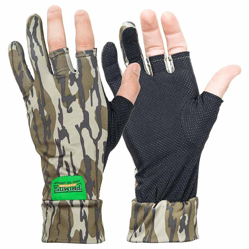 Stretch Fingerless Gloves Mo Bottomland Card - PS6681