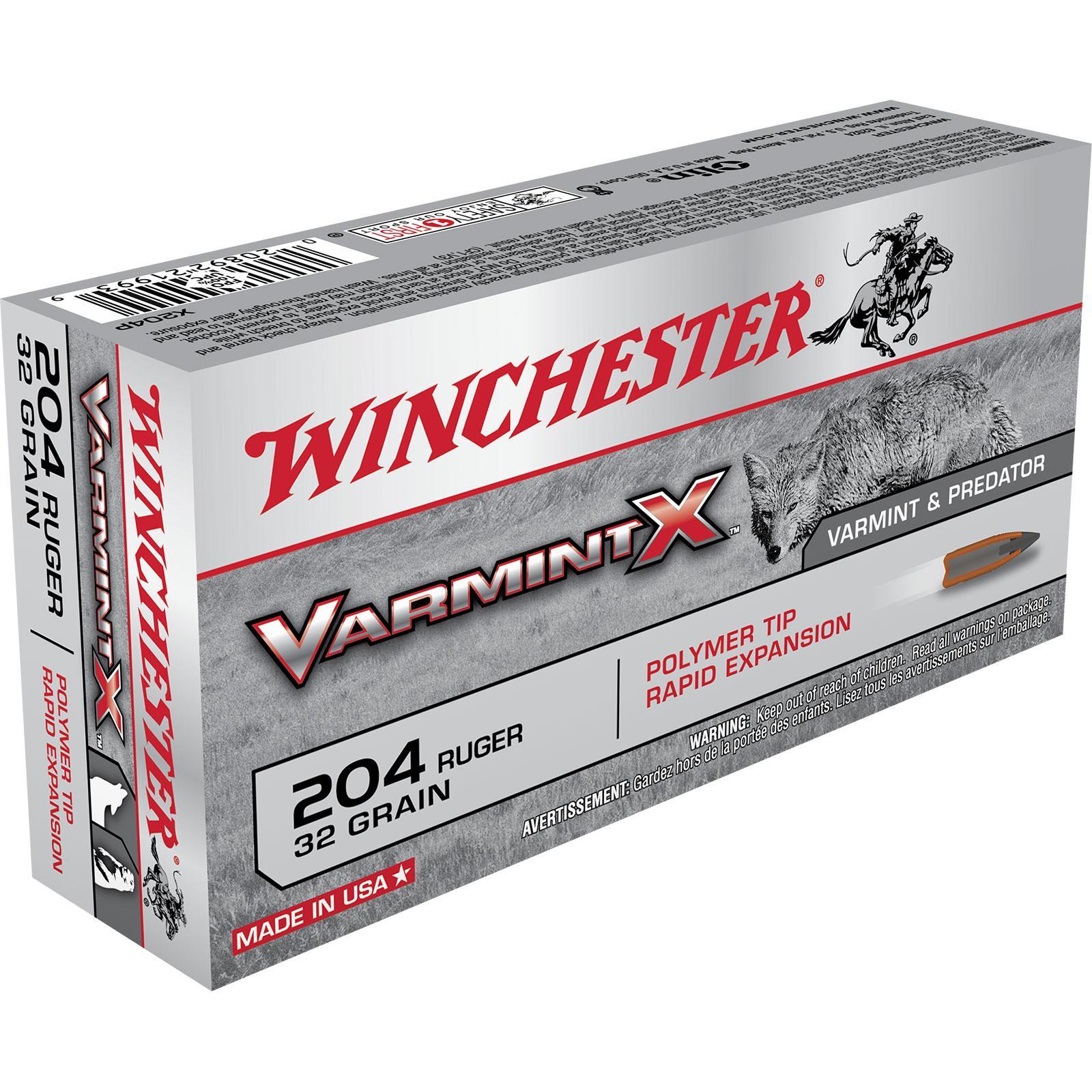 204 Ruger 32Gr Varmint-X 20Rd - X204P
