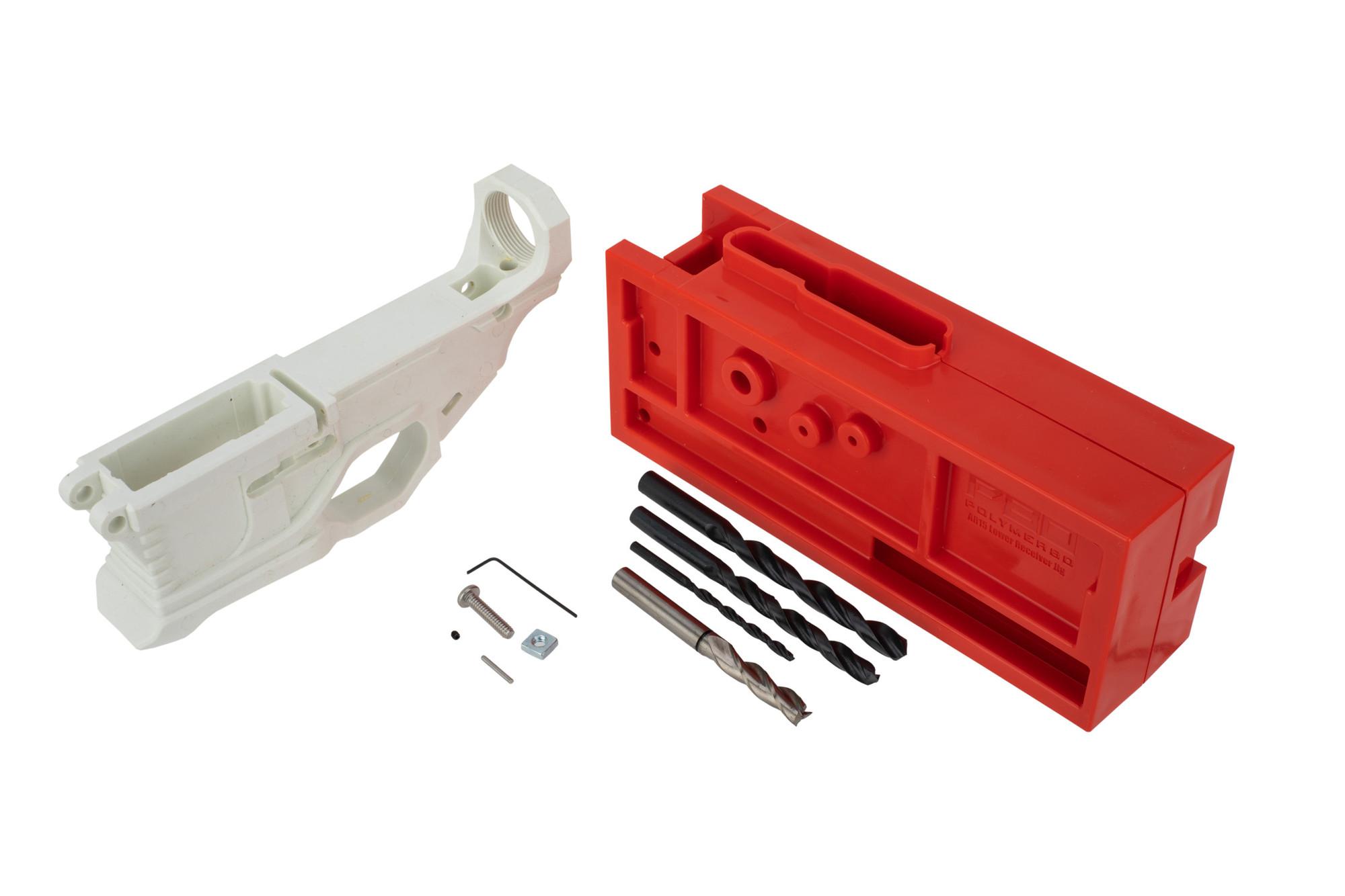 Rl556V3 80% Ar Lower Receiver Complete Kit - White - P80-RL556v3-WHT Rl556V3 80% Ar Lower Receiver Complete Kit - White - P80-RL556v3-WHT