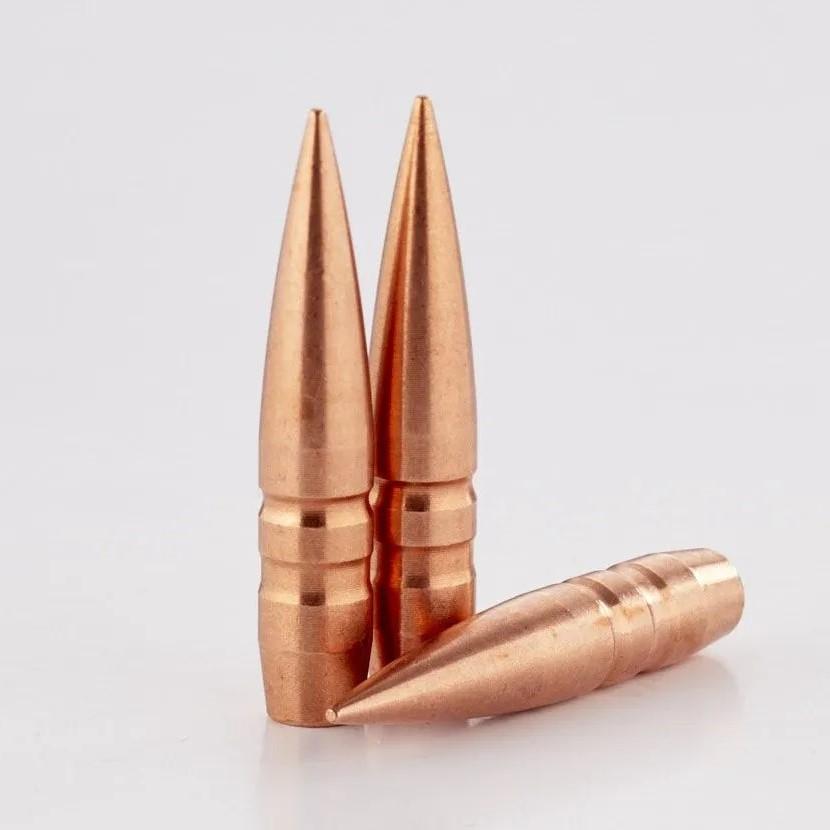 .264 Caliber 121Gr Match Solid Lead-Free Target Rifle Bullets Box/50 - 04264121SP