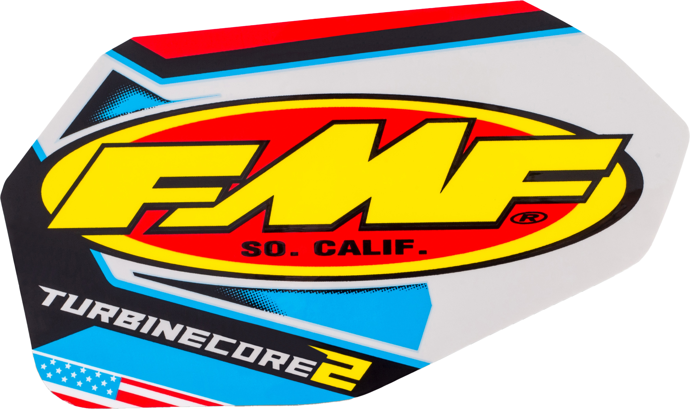 FMF Offroad 2-Stroke Silencer Decals 2-STROKE TURBINECORE DECAL - 012699