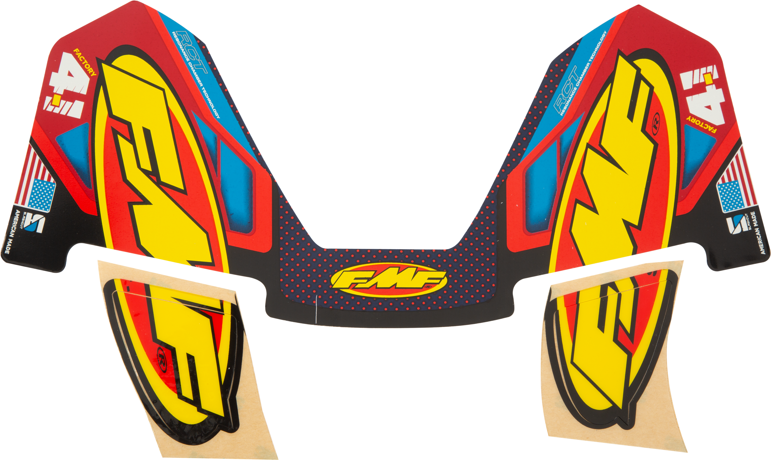 FMF Offroad 4 Stroke Muffler Decals 4.1 TITANIUM RCT WRAP DECAL - 014841