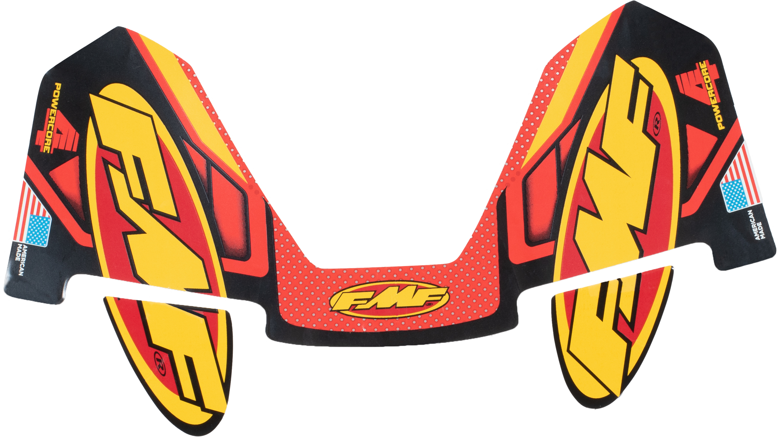 FMF Offroad 4 Stroke Muffler Decals 4-STROKE HEX POWERCORE DECAL - 014842
