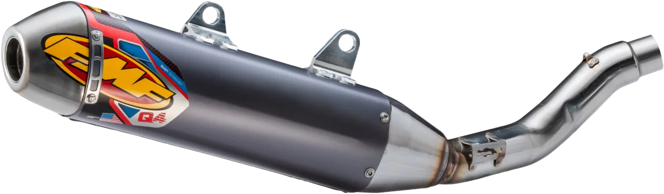 FMF Offroad Q4 4-Stroke Quiet Series Slip-On Exhaust Q4 HEX MFLR KAW - 042410