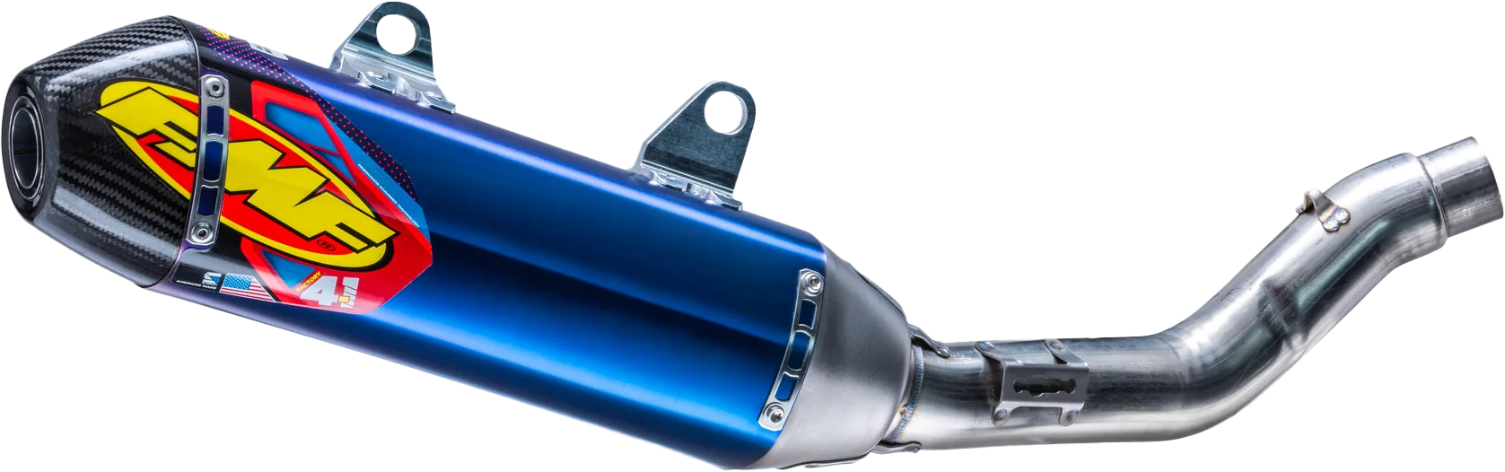 FMF Offroad Factory 4.1 Slip-On Exhaust TI FACT 4.1 RCT W/CAR CAP BETA 450RX - 045690