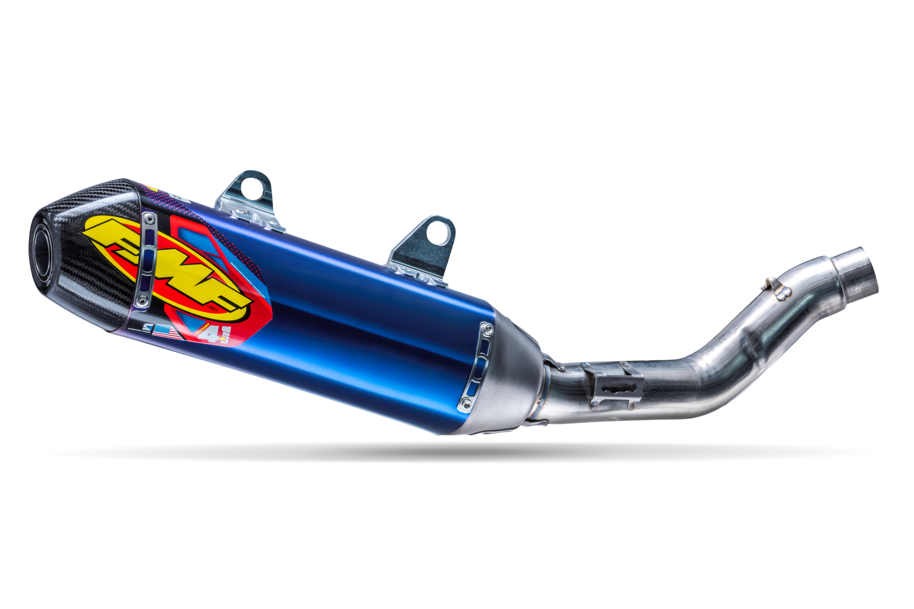 FMF Offroad Factory 4.1 Slip-On Exhaust FACTORY 4.1 RCT S/O TI ANO W/CARB CAP TRI Slip-On Muffler - 045700