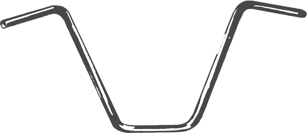 FIRE POWER 1" HANDLEBAR APE HANGER 16" RISE - 07-12506