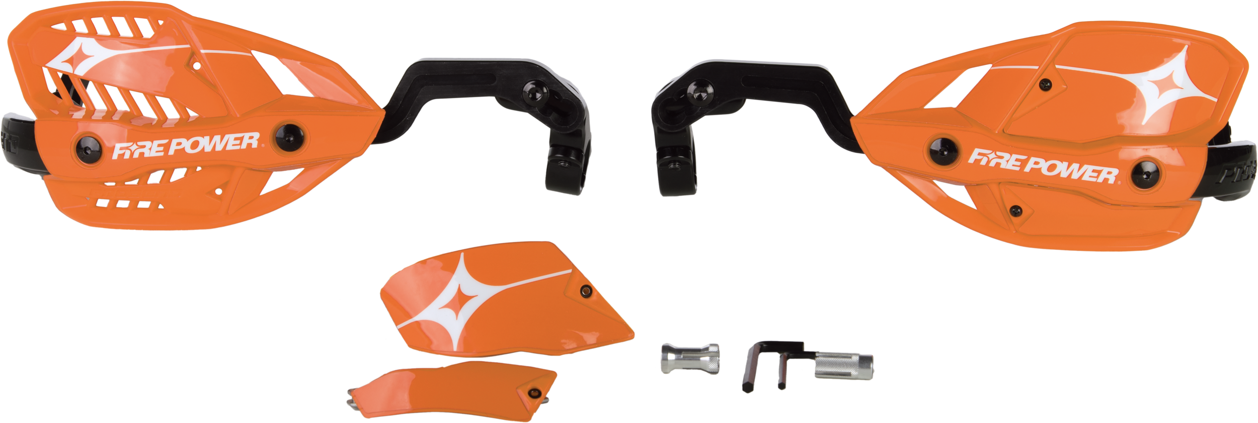 FIRE POWER 1 1/8" CLOSED HANDGUARD ORANGE - 18-61282