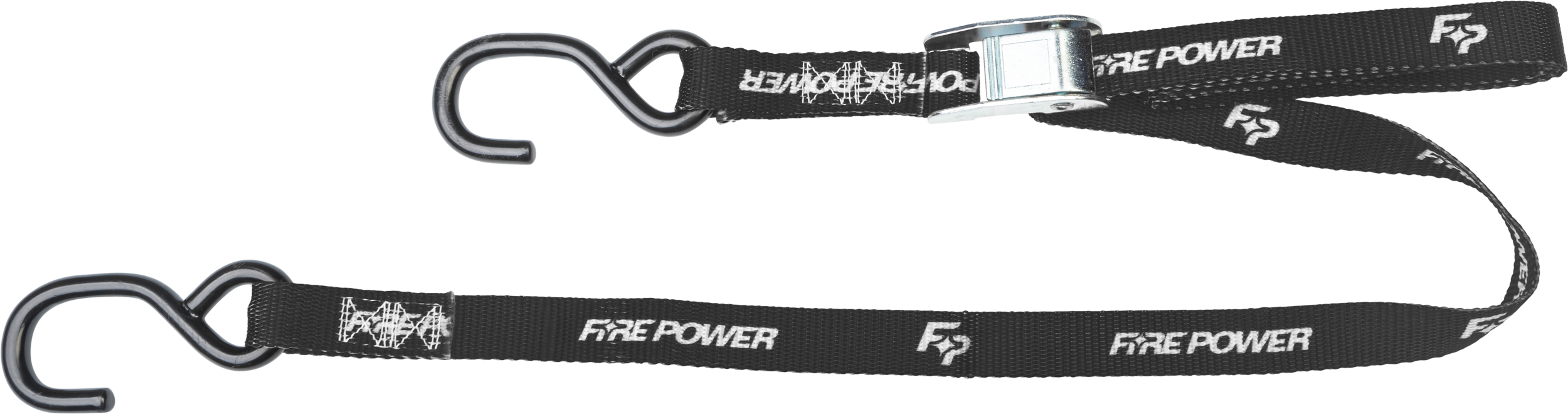 FIRE POWER 1" TIE-DOWN BLACK 2/PK - 29-13010