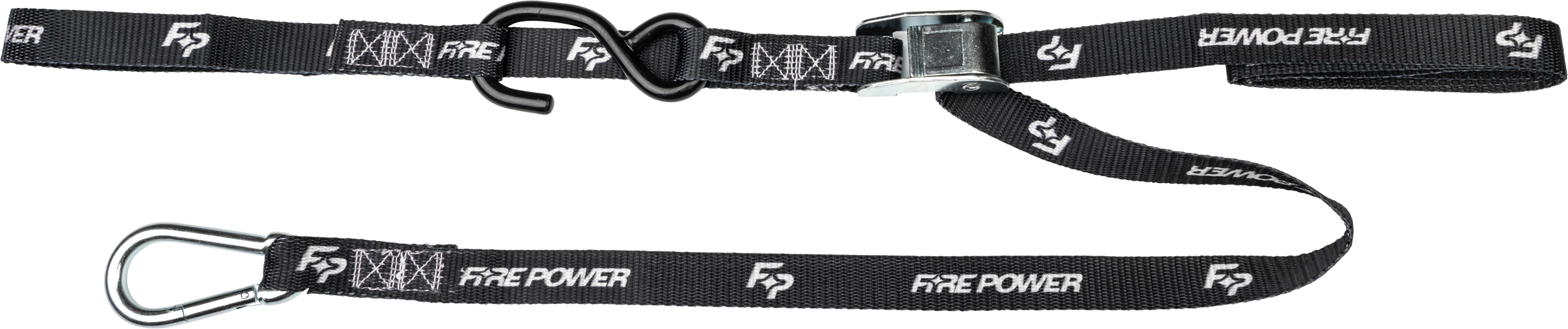 FIRE POWER 1" TIE-DOWN SOFT-TIE BLACK 2/PK - 29-13030