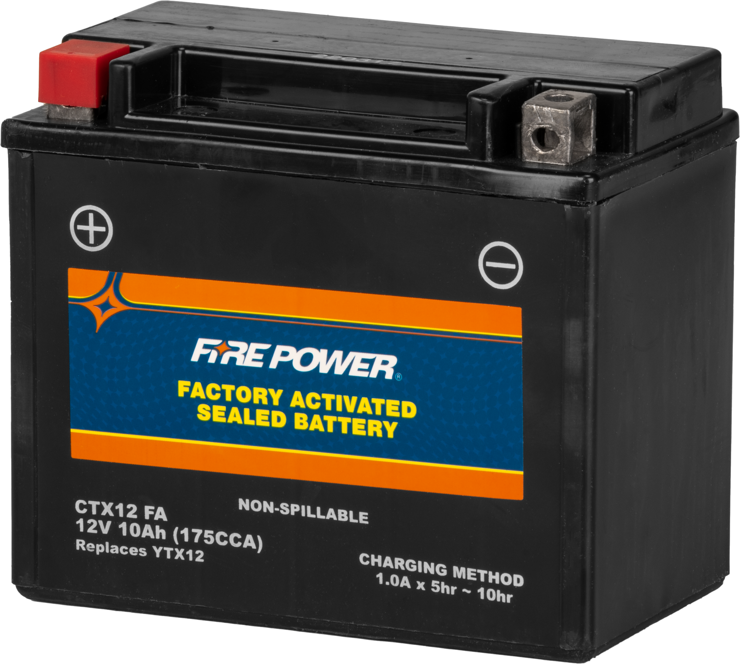 FIRE POWER BATTERY CTX12 SEALED FACTORY ACTIVATED - CTX12-BS(FA)