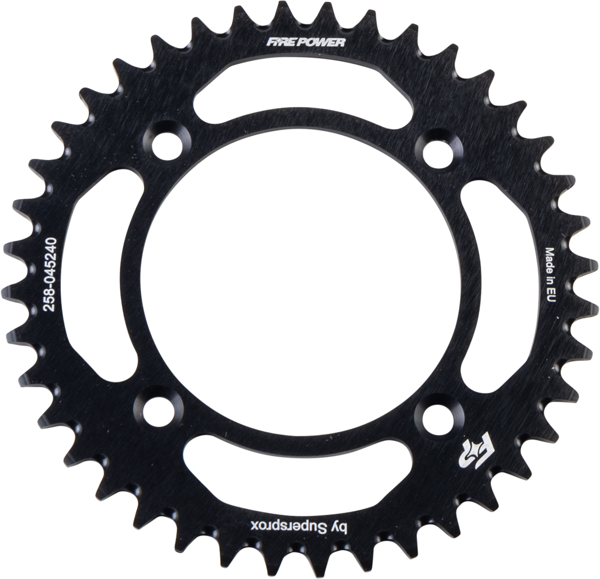 FIRE POWER REAR SPROCKET ALUMINUM 40T BLK - FPA-452-40-BLK
