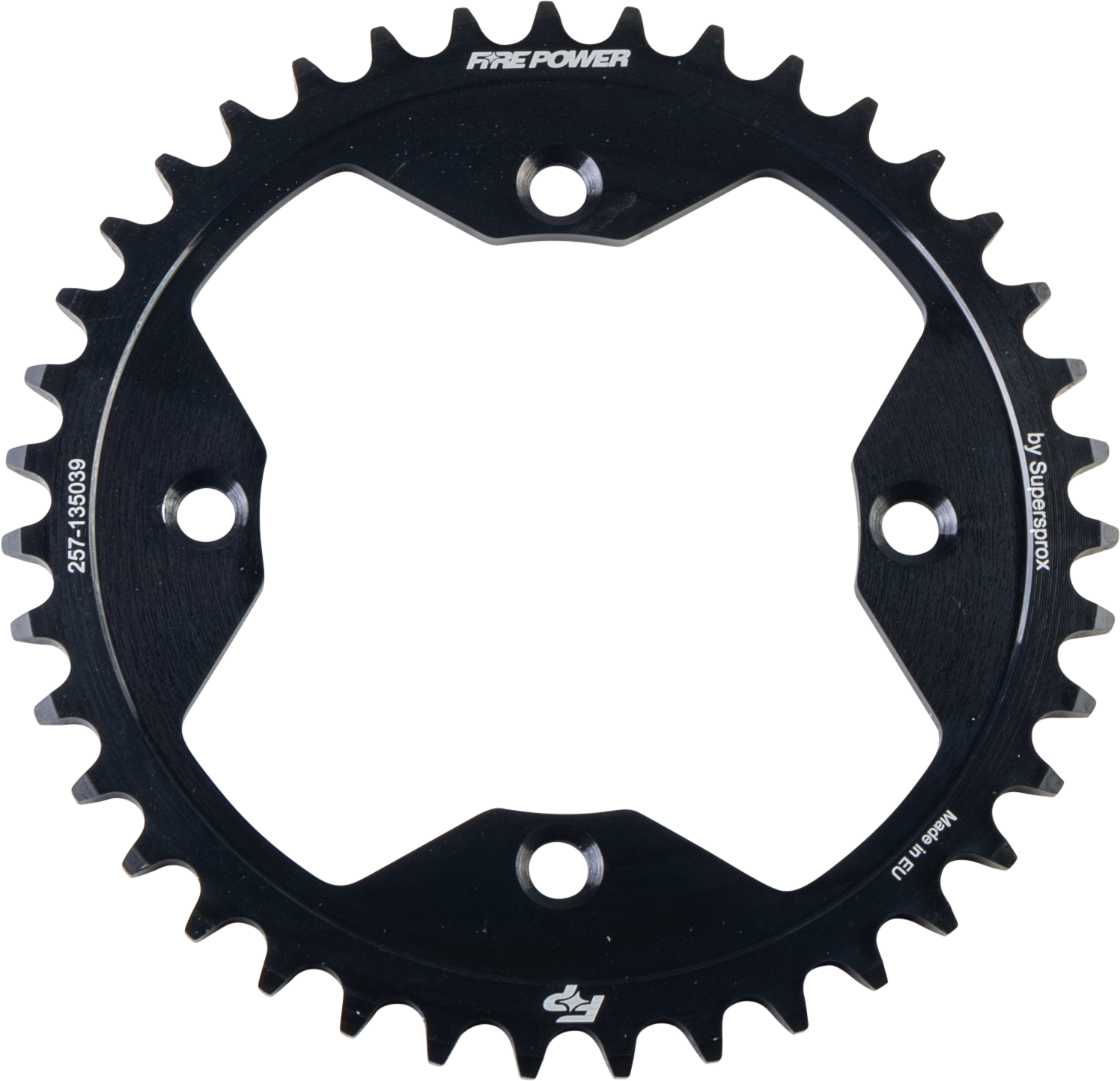 FIRE POWER REAR SPROCKET STEEL 39T BLK - FPS-1350-39-BLK