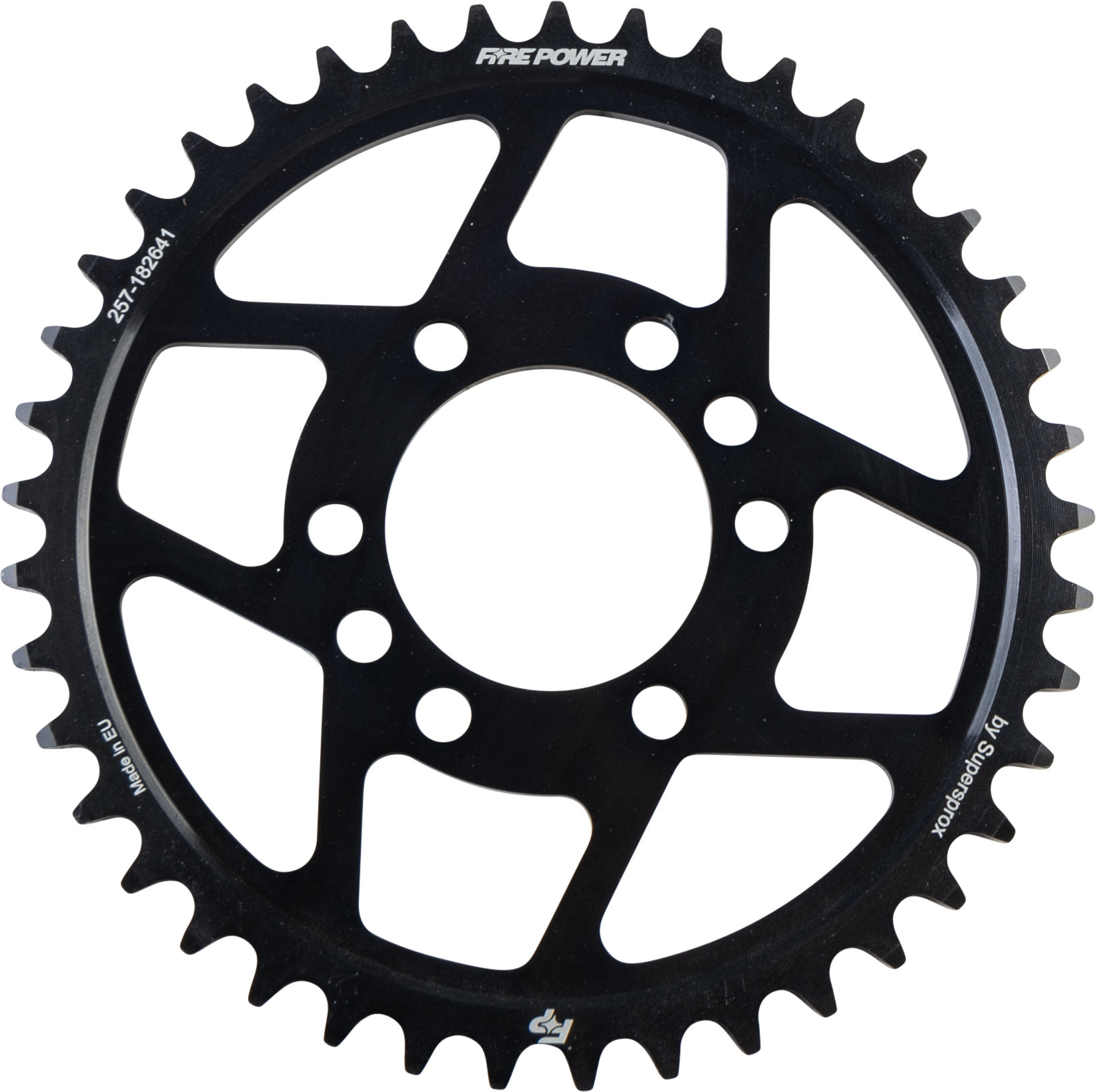 FIRE POWER REAR SPROCKET STEEL 41T BLK - FPS-1826-41-BLK