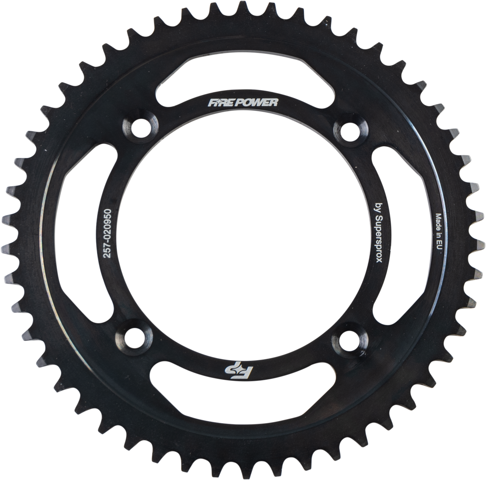 FIRE POWER REAR SPROCKET STEEL 50T BLK - FPS-209-50-BLK