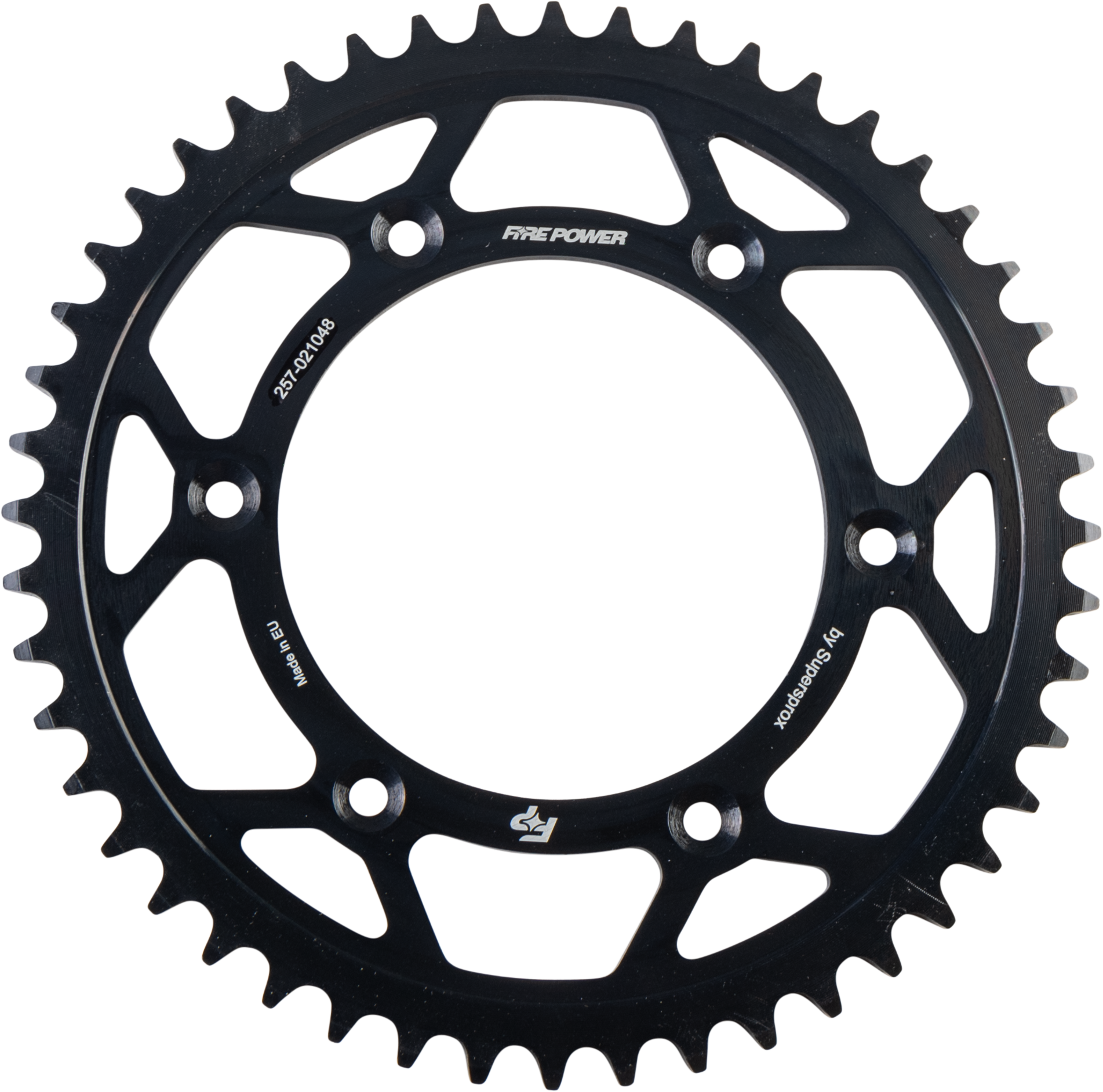 FIRE POWER REAR SPROCKET STEEL 48T BLK - FPS-210-48-BLK