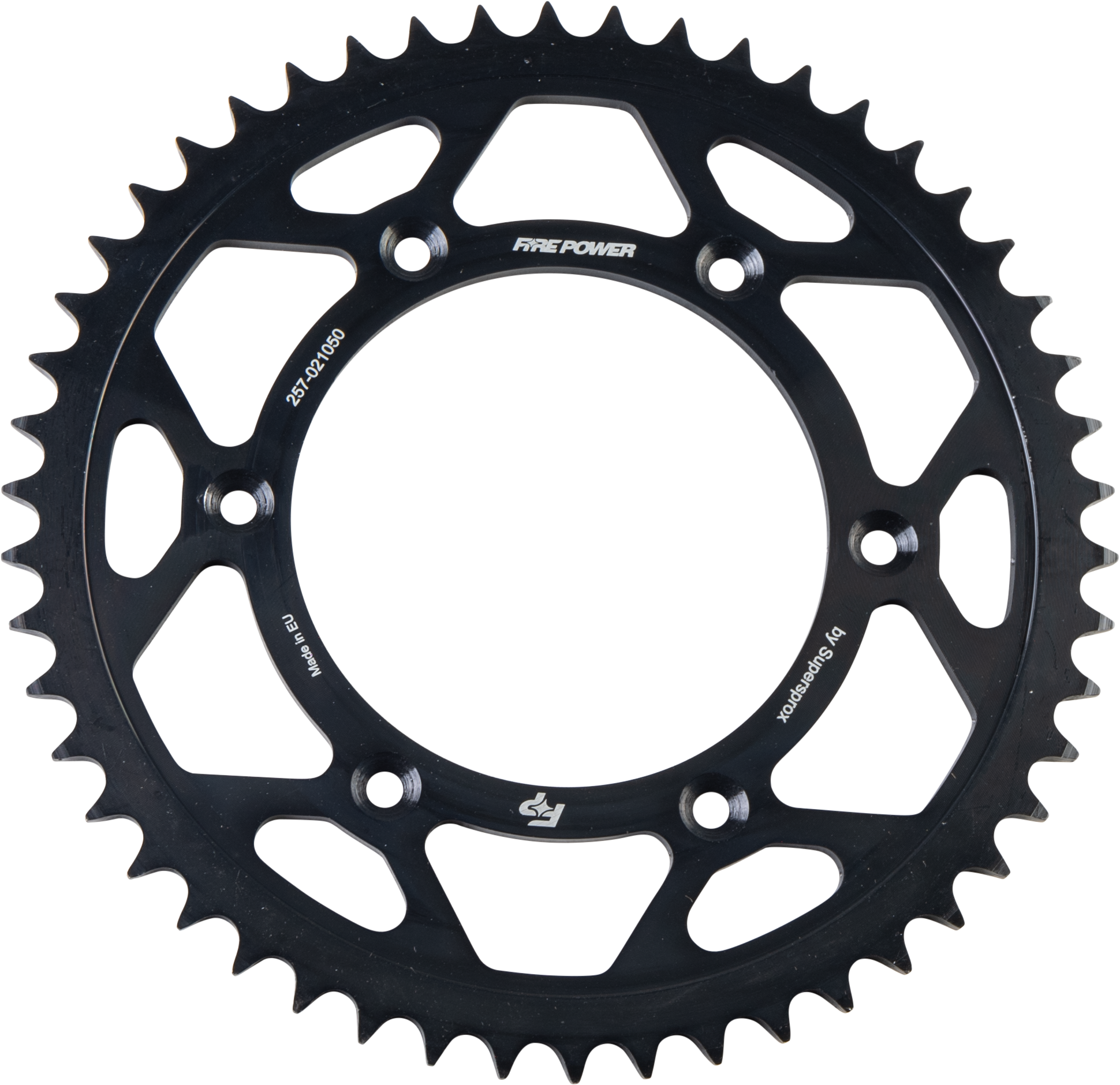 FIRE POWER REAR SPROCKET STEEL 50T BLK - FPS-210-50-BLK