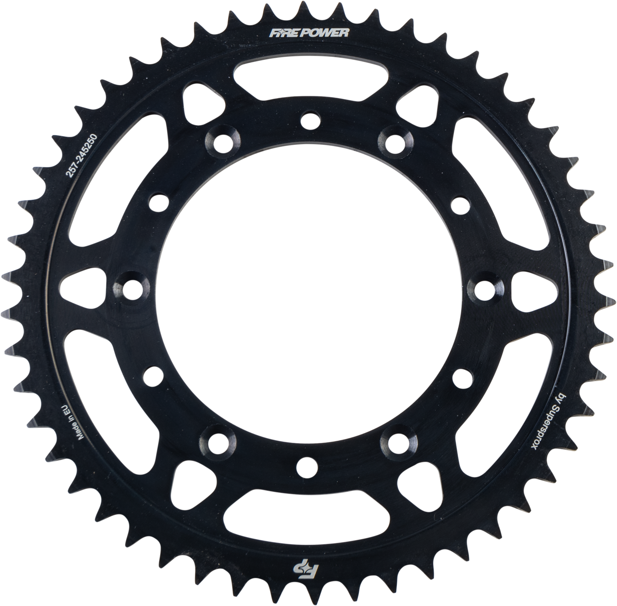 FIRE POWER REAR SPROCKET STEEL 50T BLK - FPS-2452-50-BLK
