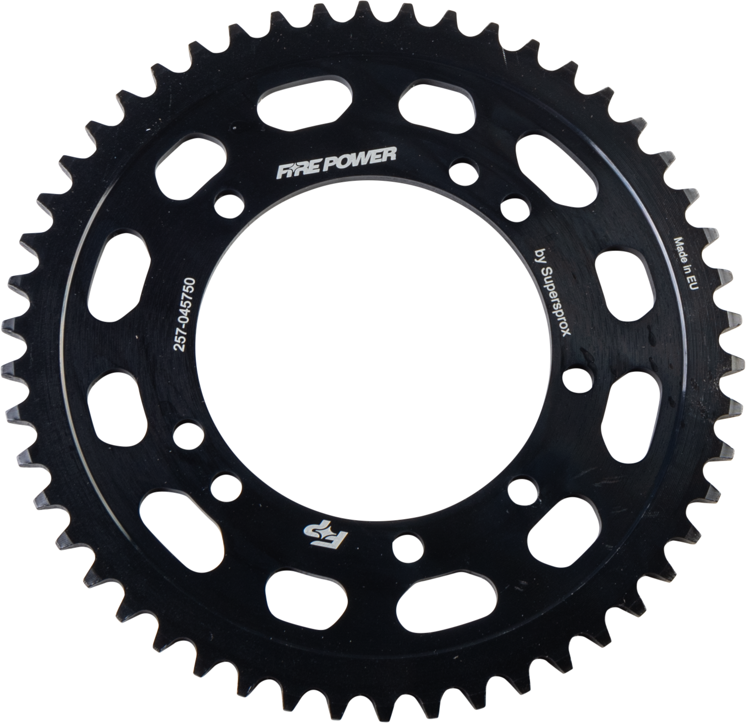 FIRE POWER REAR SPROCKET STEEL 50T BLK - FPS-457-50--BLK