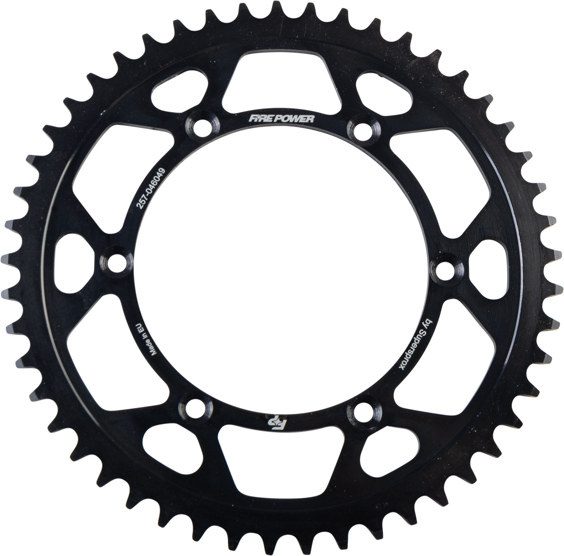 FIRE POWER REAR SPROCKET STEEL 49T BLK - FPS-460-49-BLK
