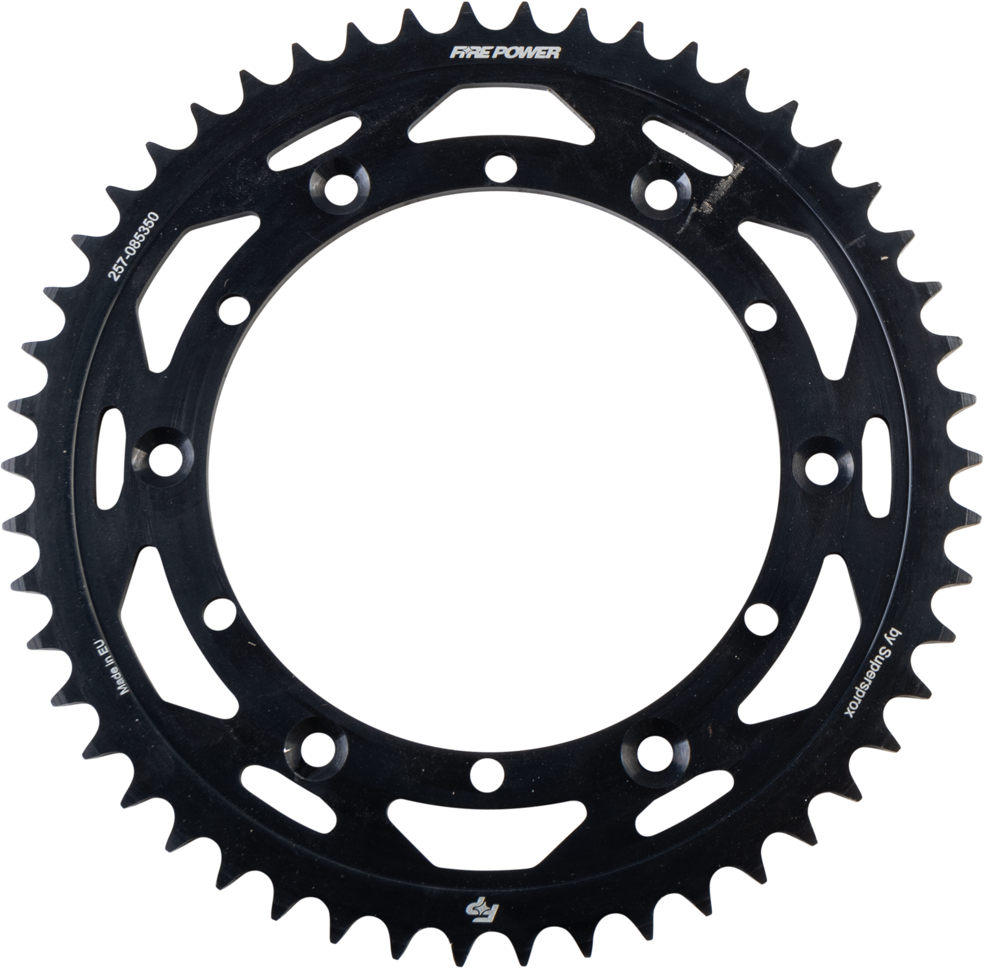 FIRE POWER REAR SPROCKET STEEL 50T BLK - FPS-853-50-BLK