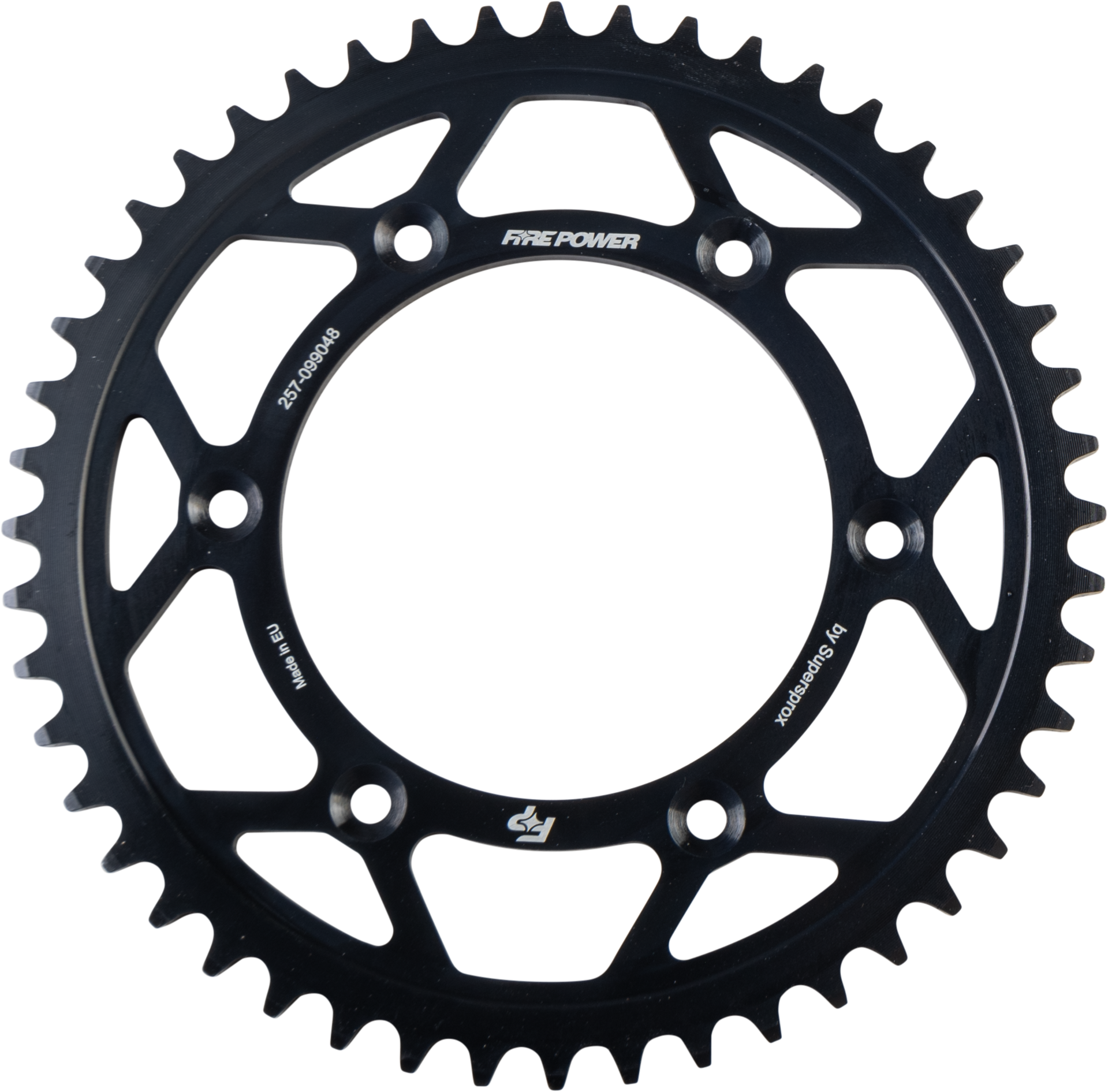 FIRE POWER REAR SPROCKET STEEL 48T BLK - FPS-990-48-BLK