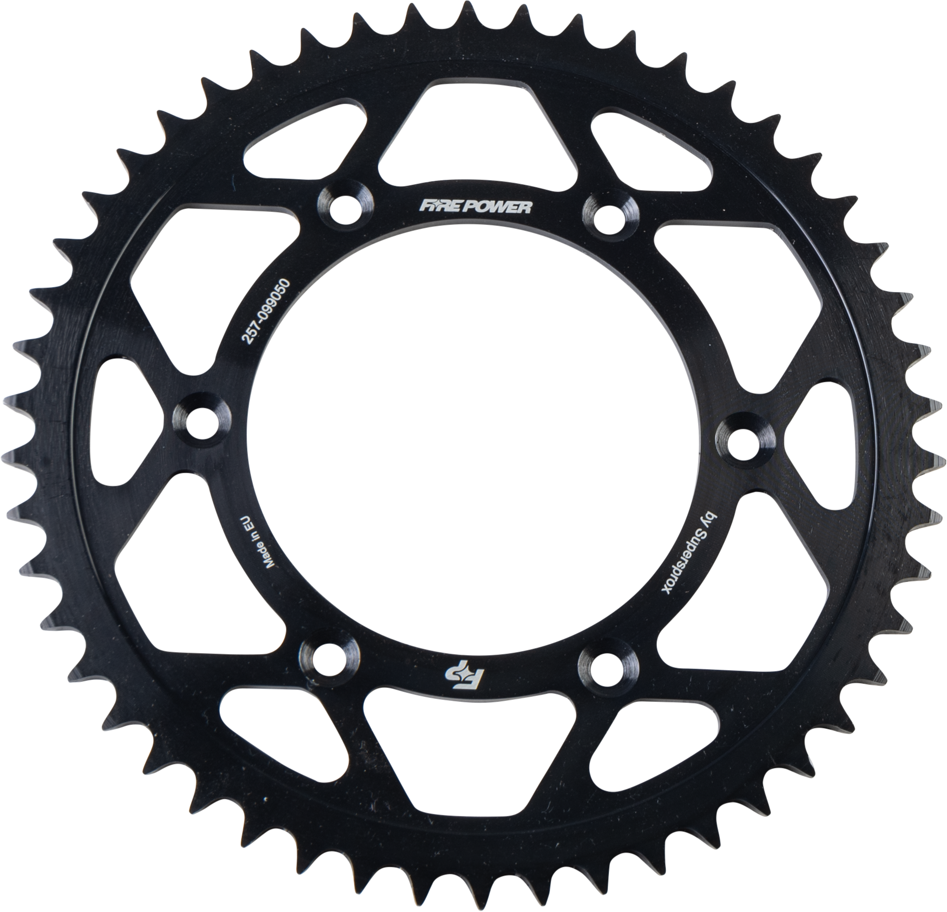 FIRE POWER REAR SPROCKET STEEL 50T BLK - FPS-990-50-BLK