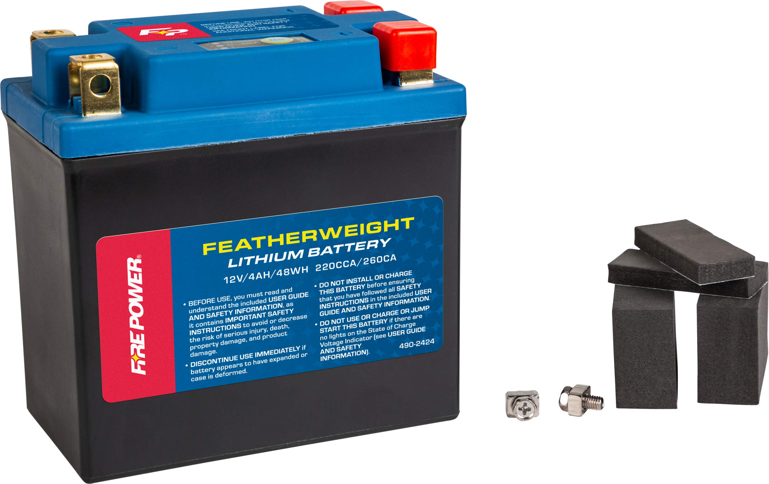 FIRE POWER FEATHERWEIGHT LITHIUM BATTERY 220 CCA 12V/48WH - HJTX14AHQ-FP-B