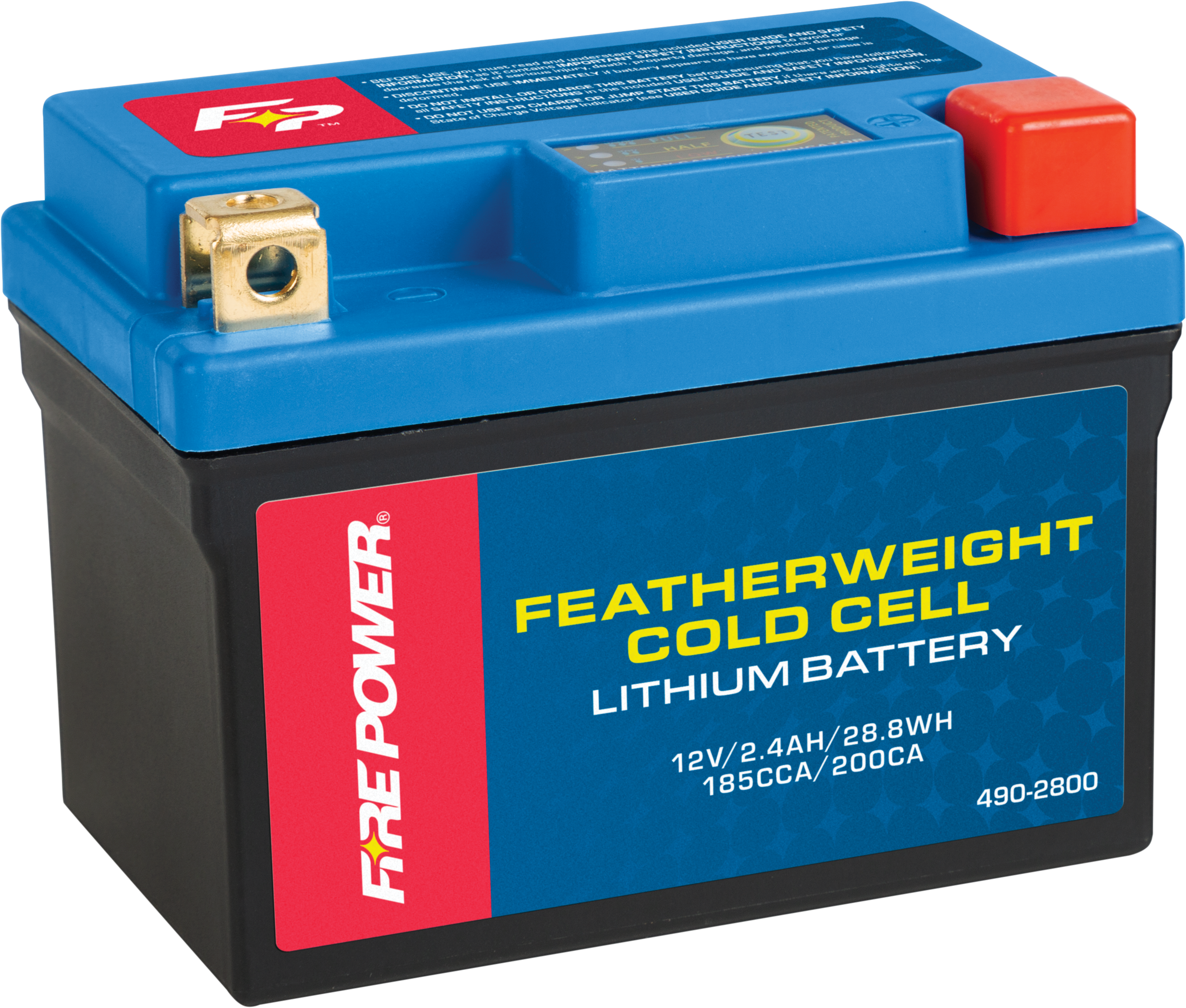 FIRE POWER COLDWEATHER LITHIUM BATTERY 185 CCA HJTZ7S-FP-B-C - HJTZ5S-FPP-B-C