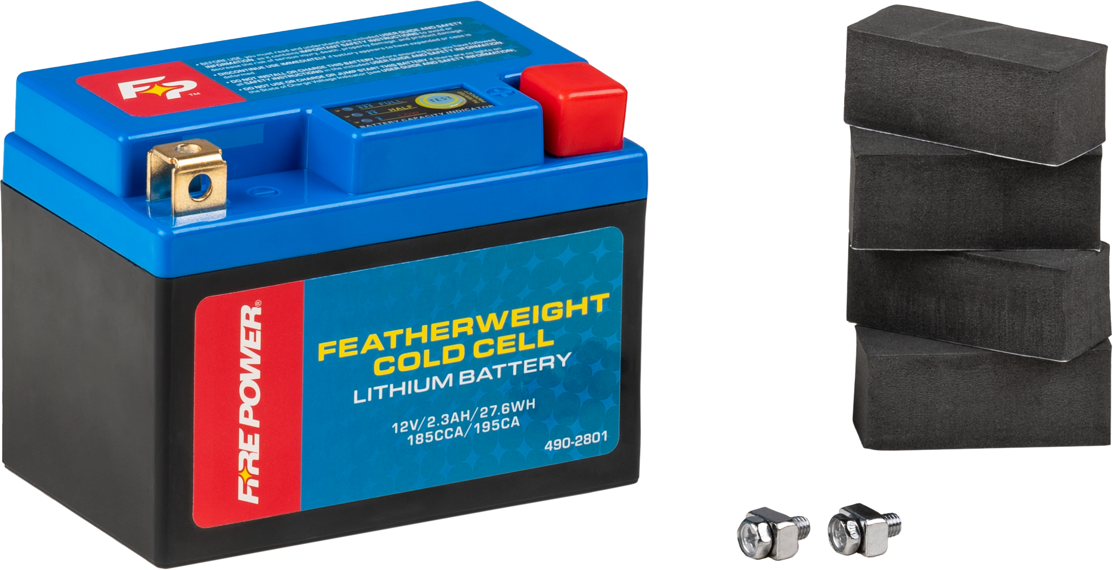 FIRE POWER LITHIUM BATTERY COLD CELL 185 CCA HJTZ7S-FP-B-C - HJTZ7S-FP-B-C~OLD
