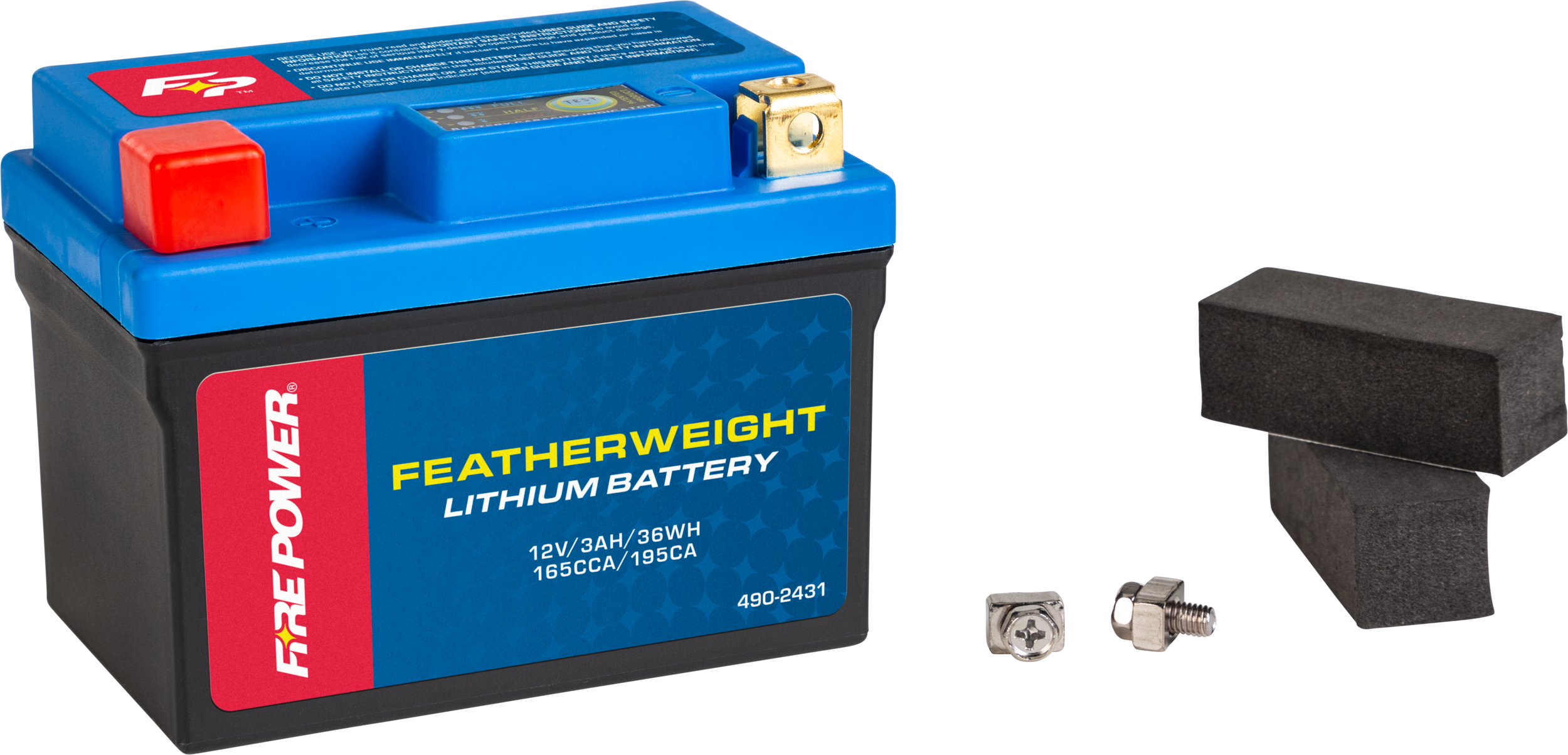 FIRE POWER FEATHERWEIGHT LITHIUM BATTERY 165 CCA 12V/36WH - LFP02-B