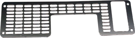 KFI Products WINCH MOUNT GRILL STANDARD BLACK - 100563