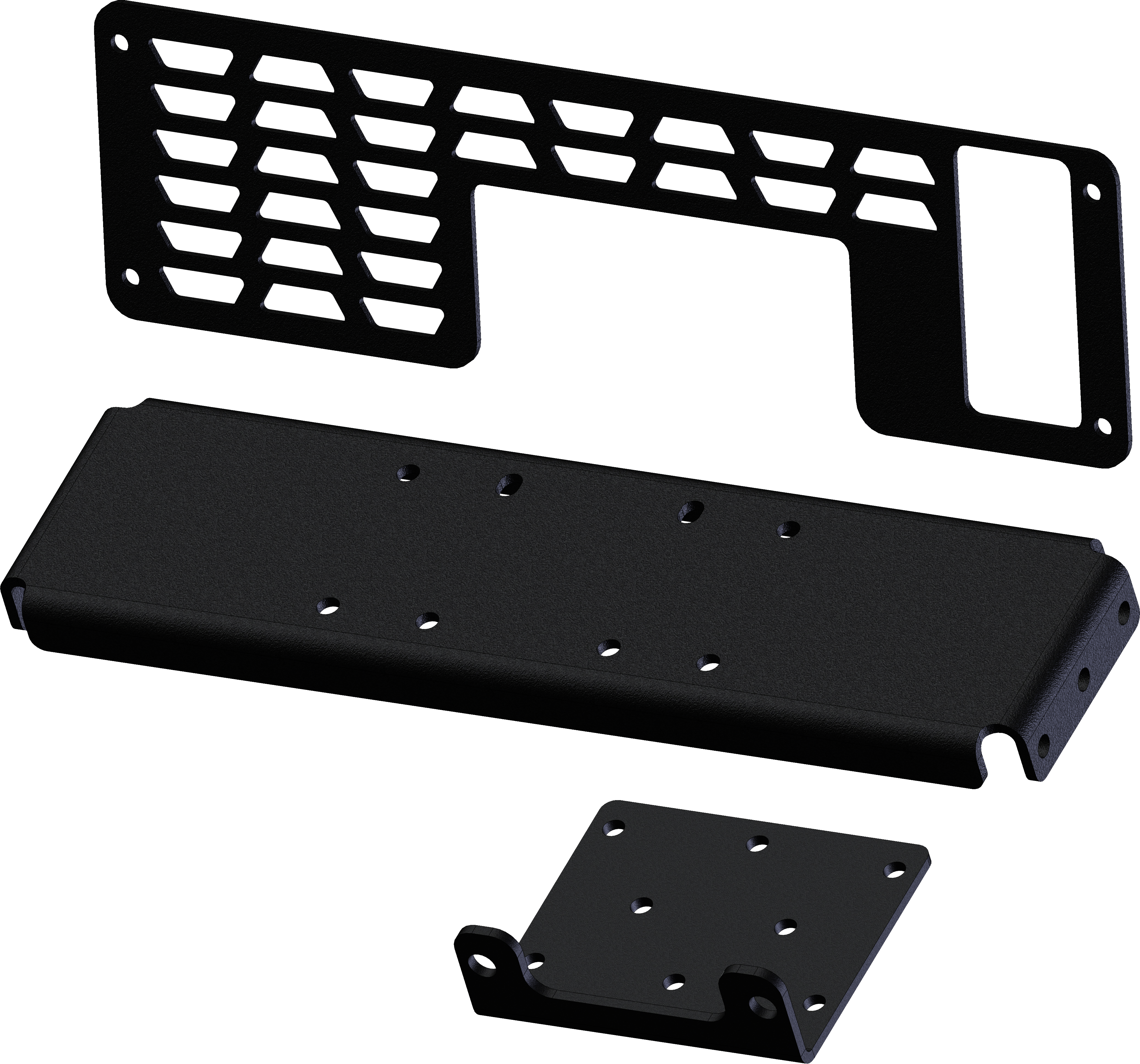 KFI Products WINCH MOUNT W/GRILL - 100563K