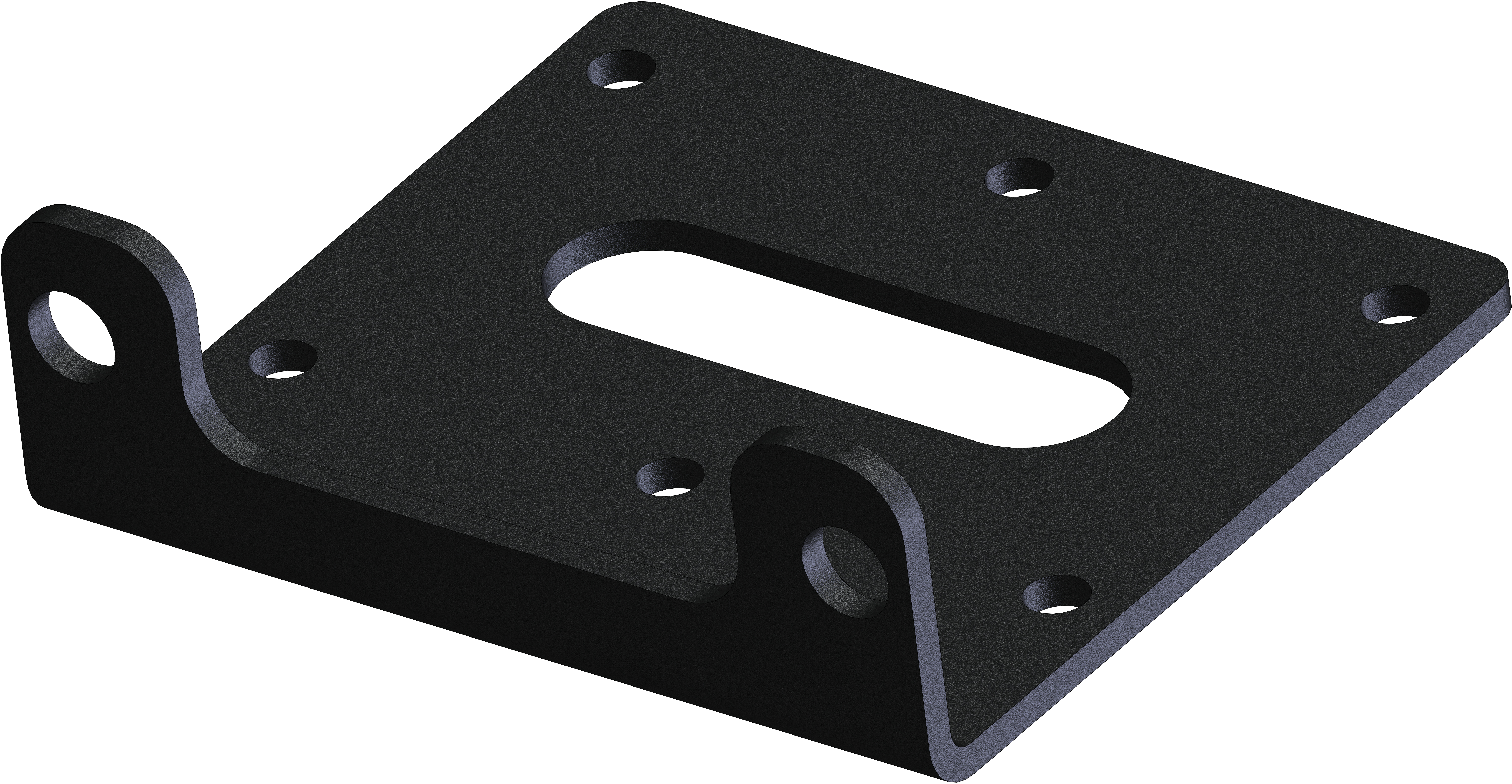 KFI Products ROLLER FAIRLEAD MOUNT PLATE WARN VRX/AXON - 101715