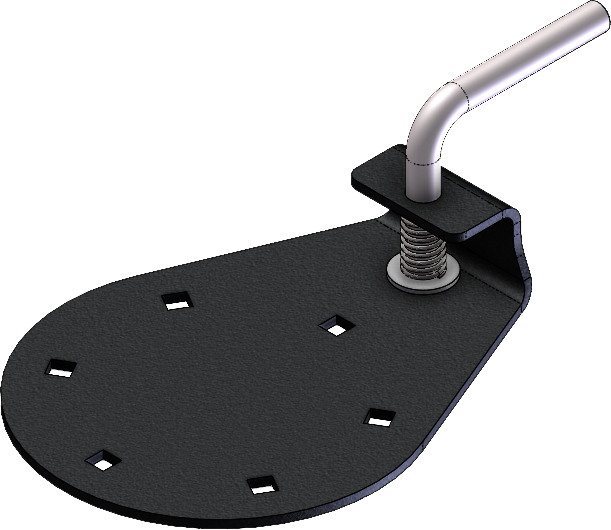 KFI Products LIFT LATCH ASSEMBLY - 105139-R