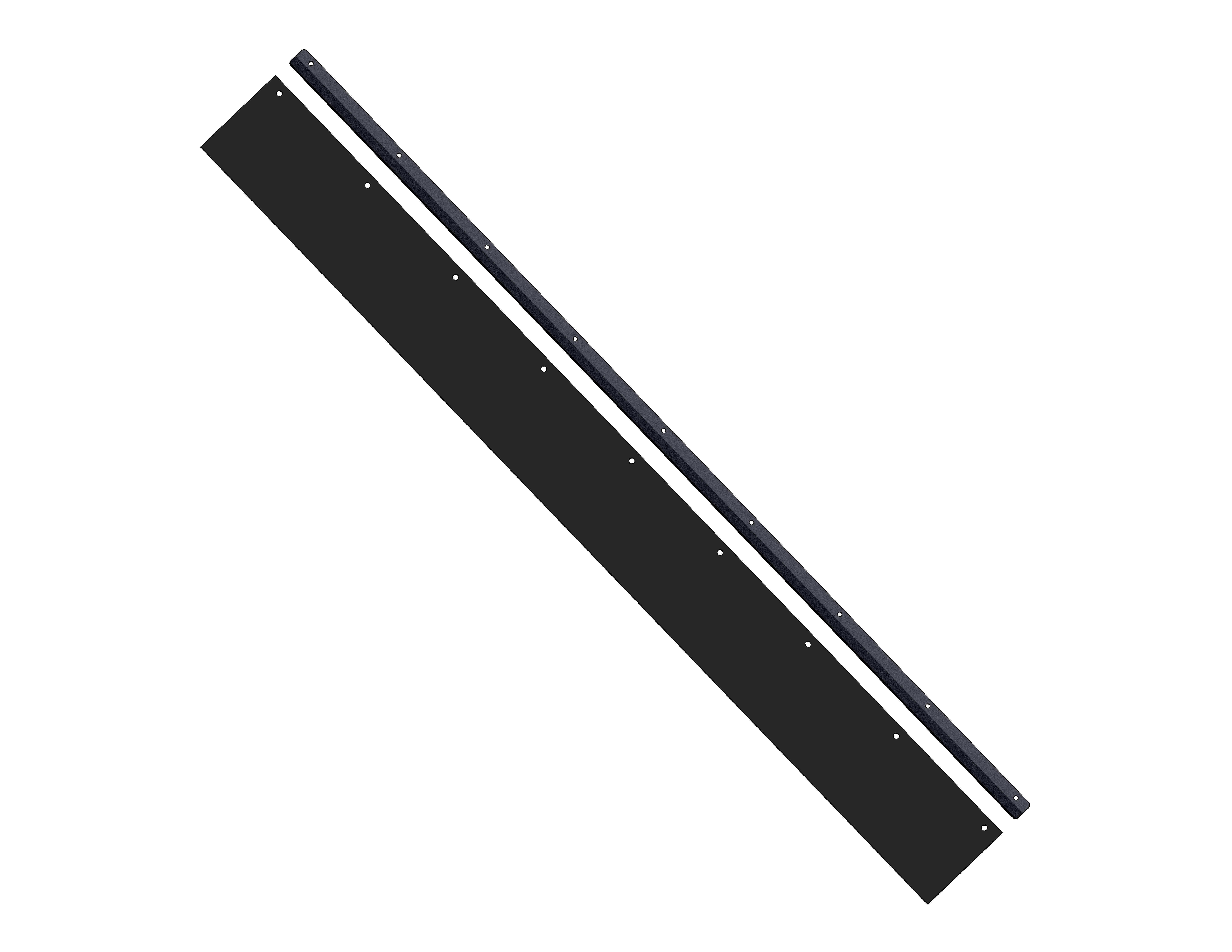 KFI Products 66" PLOW RUBBER FLAP KIT - 105835