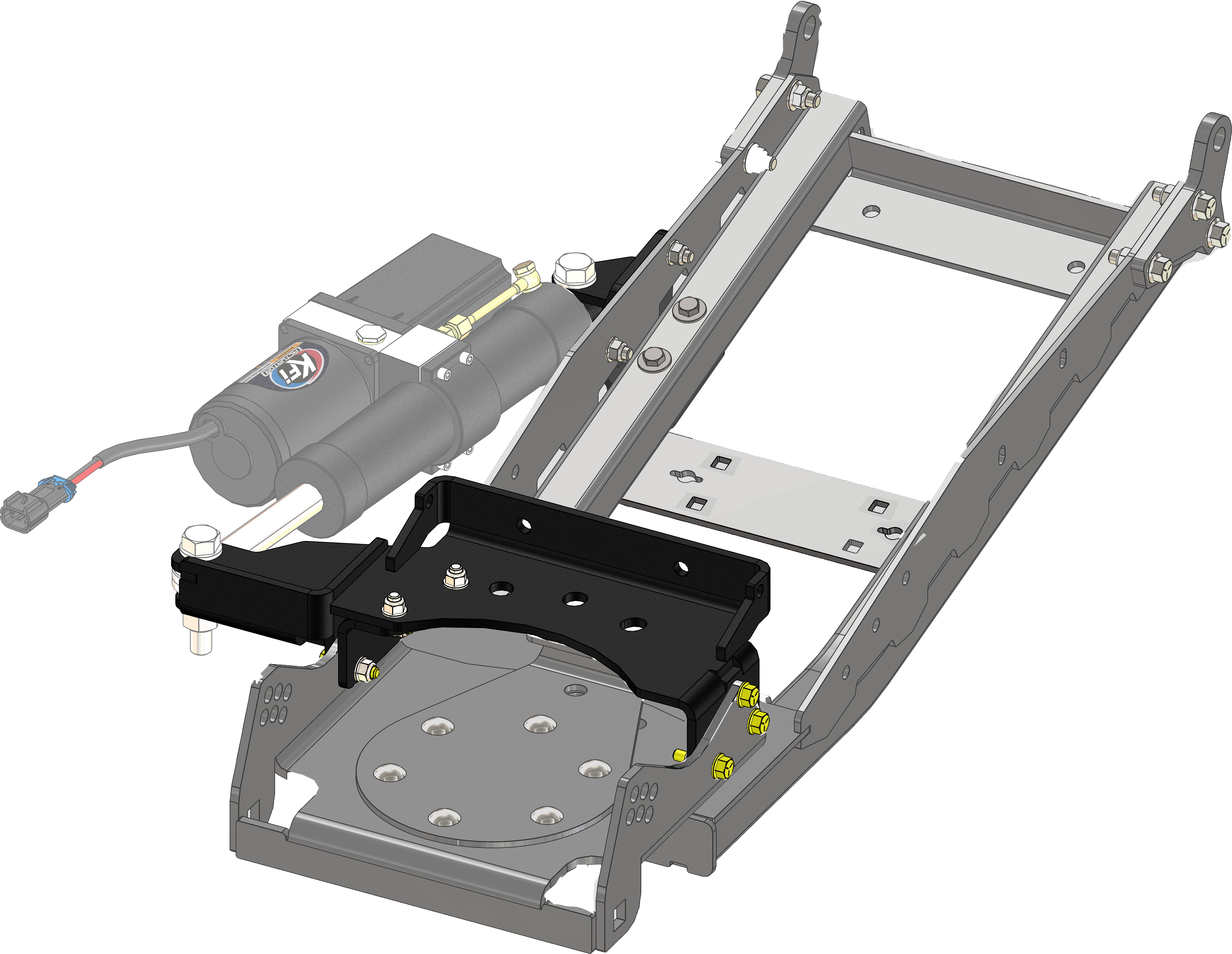KFI Products UTV PRO 2.0 PUSH TUBE ACTUATOR BRACKET KIT - 106305