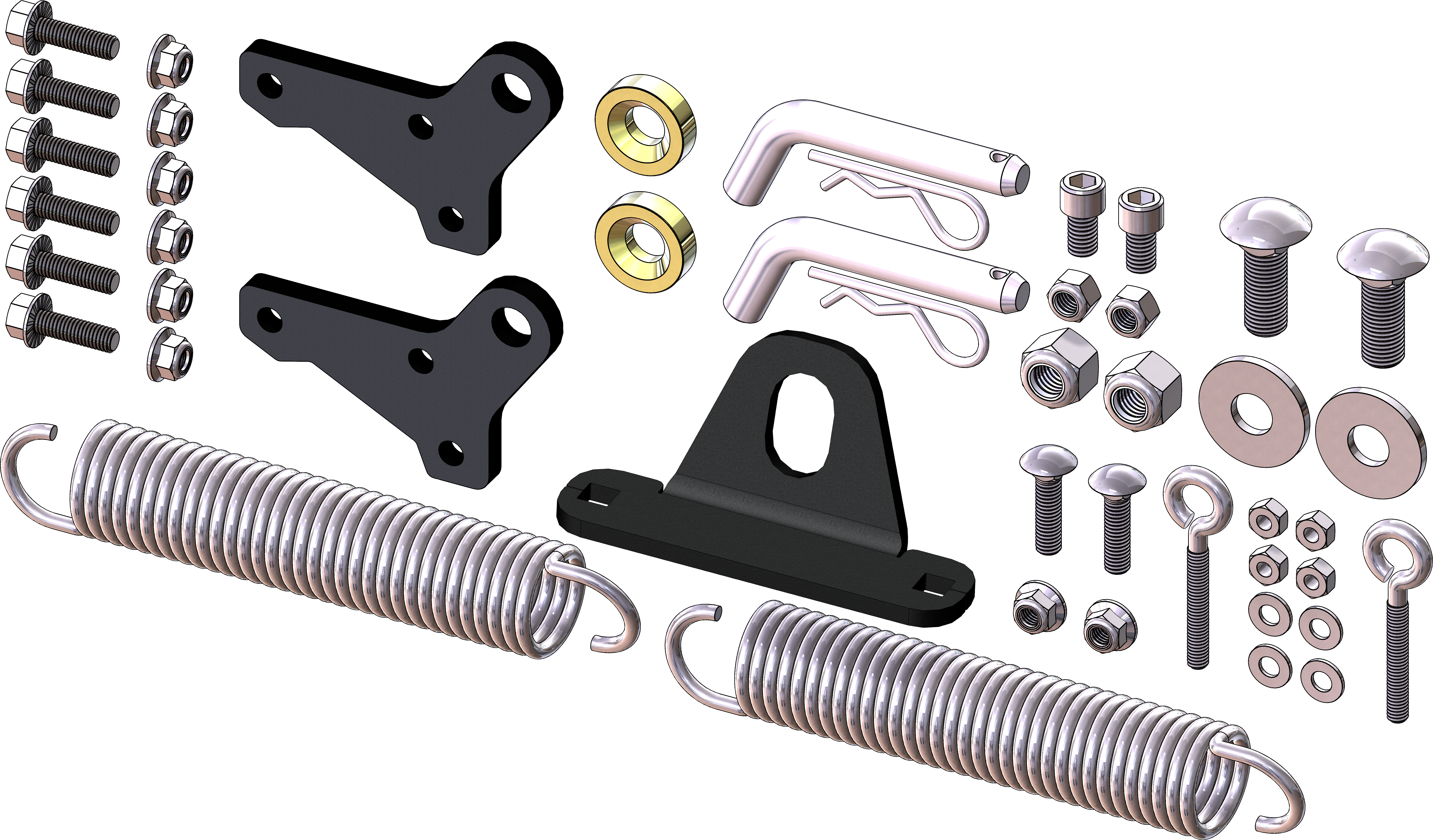 KFI Products UTV PRO 2.0 PUSH TUBE PARTS KIT - 106315-R
